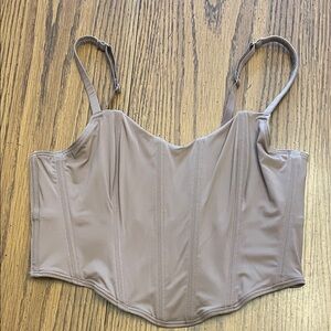 Gilly Hicks Cropped Corset Top